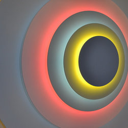 blankblank: Concentric Sconce Light by Rob Zinn, Bullseye Pastel - Wall Sconces