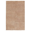 Jaipur Living Origin Knotted Solid Area Rug, Dark Taupe, 8'x10'