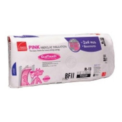 Owens Corning EcoTouch R13 Paperfaced 3 1/2 in x 16 in x 96 in Batts in Bag Ins - Home Decor