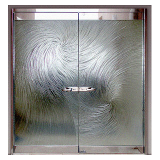 Double Entry Doors - Contemporary - San Diego - by Cast Glass Images ...