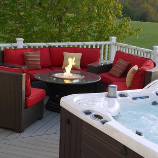Hot Tub And Firepit Patio Ideas Photos Houzz,French Country Home Design