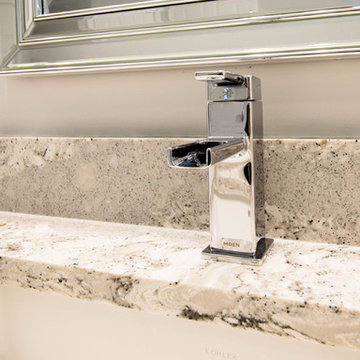 Intracoastal Grey & White Master Bath