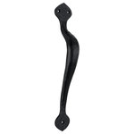 Mascot Hardware - The Mascot Hardware Spear 13" Iron Black Door Pull Handle - Now is your opportunity to make your house stand out from the crowd with Mascot Hardware. The Mascot Hardware Spear 13 in. Black Door Pull Handle is ideal for gates, sheds or barn doors. These high-quality pulls are distinguished by superior finish and heavy duty construction. The body is crafted from metal for longevity. A top quality line of gate hardware designed for long life and maintenance free operation. The Mascot Hardware Door Hardware will work with virtually any door style and be easily mounted to the wall in new construction or remodeling projects. Mounting hardware included for easy installation.