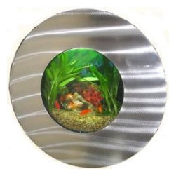 Small Porthole Wall Aquarium - Home Decor