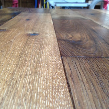 Ebonized Hickory with Flaxseed Oil. Private Client.
