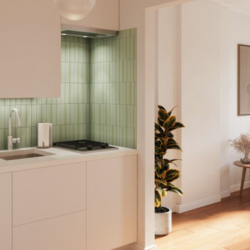 Green Serenity Kitchen