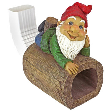 Stormie the Gnome Rain Gutter