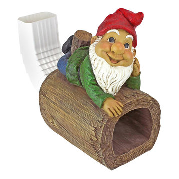 Stormie the Gnome Rain Gutter