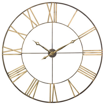 Bedford Round Metal Wall Clock