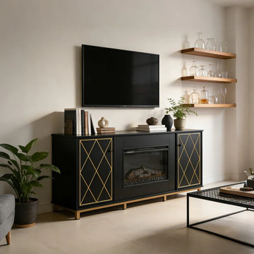 Electric Fireplace TV Stands & Entertainment Centers