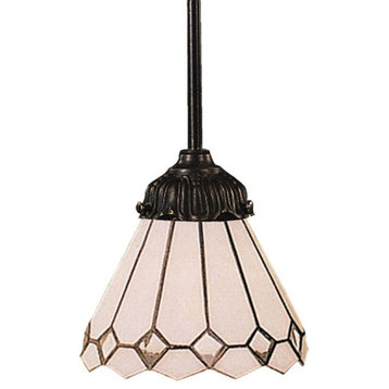 Tiffany Pendant Light - 23.5 Inch 9.5W 1 LED Mini Pendant-Incandescent Lamping