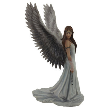 Anne Stokes `Spirit Guide` Angel Statue 9 1/2 In.