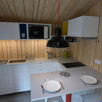 Création d’un studio style cabane