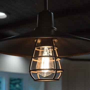 Industrial Caged Pendant Lights