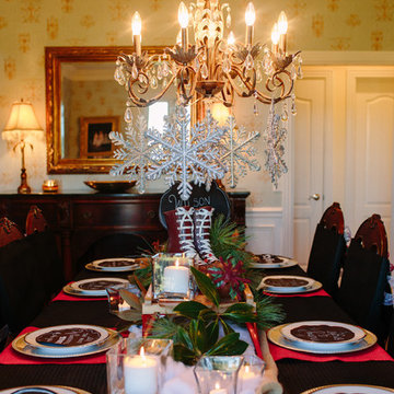 Holiday Tablescape and Decor for Wilson Living Magazine