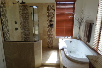 Inspiration for a contemporary bathroom remodel in Phoenix