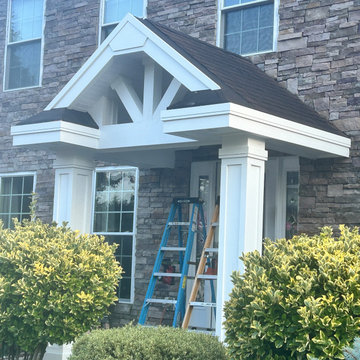 Portico During Construction - Bensalem PA