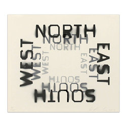 Ed Ruscha All Points Black State, 2010 - Home Decor