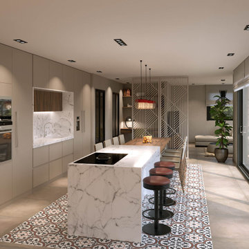 Villa Z, cuisine / salle a manger