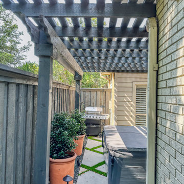Modern Geometric Oasis: A Contemporary Backyard Retreat | Dallas, TX