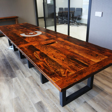 Boardroom Tables made from Reclaimed Wood