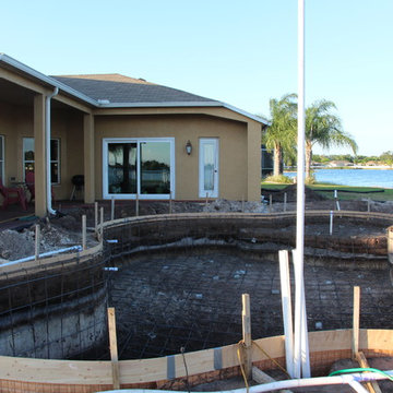 Pool Start to Swimming