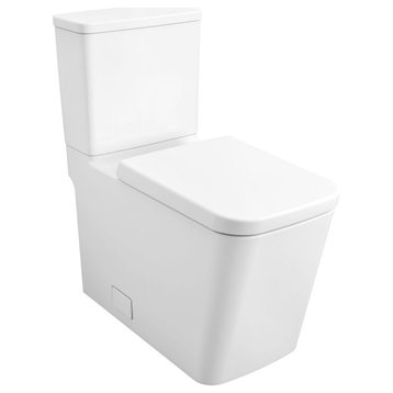 Grohe 39 663 Eurocube 1.28 GPF Two Piece Elongated Chair Height - Alpine White