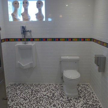 Eclectic Commercial Bathroom