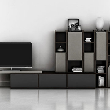 Modern Wall Unit Lyrics 15 by Up Huppe - $7,612.00