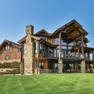 Minnesota Timber Home - The Wright County Residence