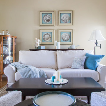 Orange Living Room