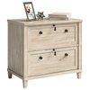 Pemberly Row Engineered Wood Lateral File Cabinet in Chalk Oak