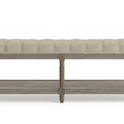Petite Fleur Ottoman - Footstools, Cubes and Ottomans