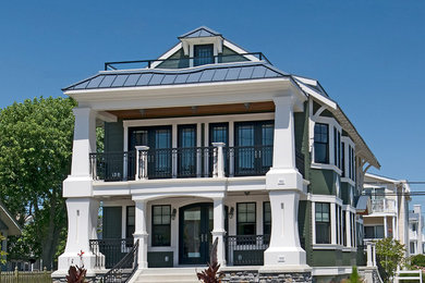 Example of a classic exterior home design in Philadelphia
