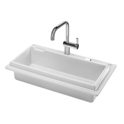 Duravit White Kitchen Sink Flush Mounted Starck K 90 - Kitchen Sinks
