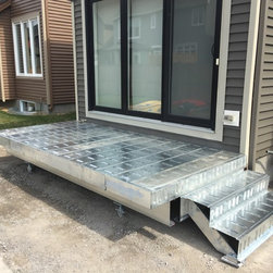 Paverdeck Kit with Stairs - Landscaping Stones And Pavers