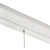 18" T5L LED Closet Light, Pull Chain, White, Adjustable CCT