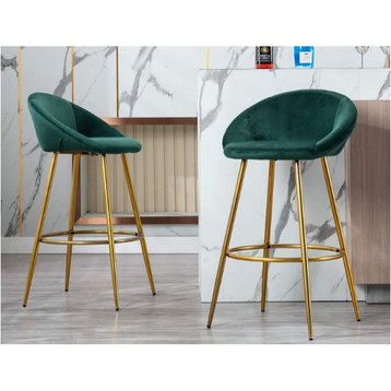 30 inch Bar Height Stools with Back Footrest