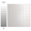 Unity Deco White Ceramic Floor and Wall Tile