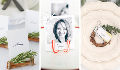 DIY: Creative Seat Cards for Your Holiday Place Settings