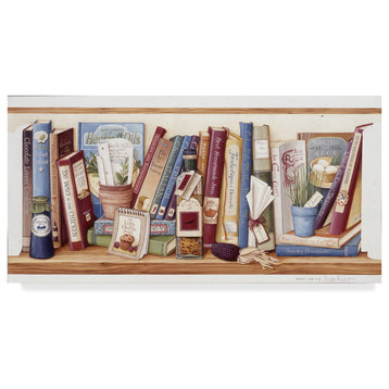 "Bookshelf" by Lisa Audit, Canvas Art
