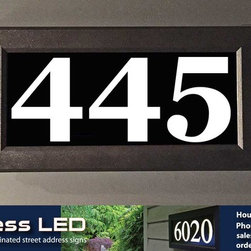 Address LED - illuminated house numbers - House Numbers