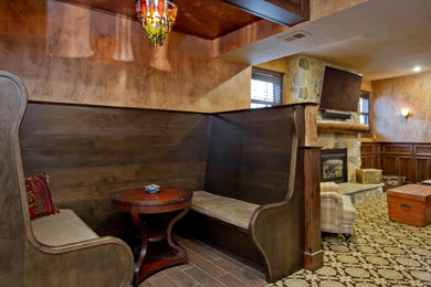 Living room - traditional living room idea in Tampa