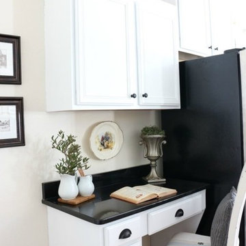 White Kitchen Cabinet Transformation