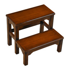 Wooden Bed Steps Houzz Niagara Furniture Mahogany Bed Step Ladders And Stools