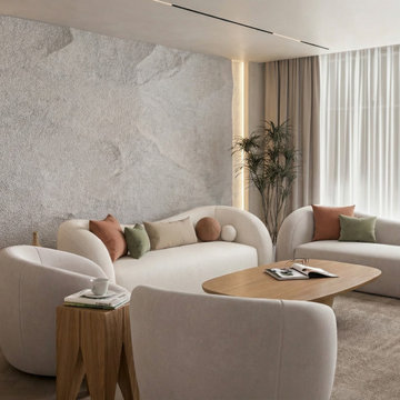 Calm Open-Concept Living Interior