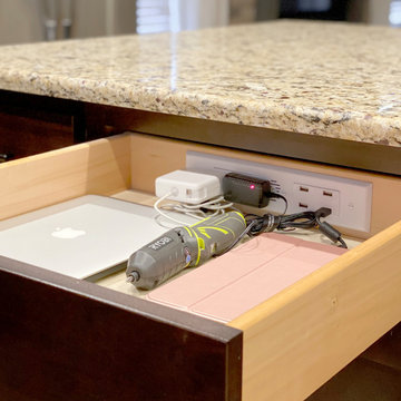 Kitchen In-Drawer Charging Outlets