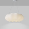 Cloud Pumpkin Shapped Pendant Lamp for Children's Room, Dia17.7", B, Rc Dimmable