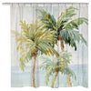 Golden Palm Shower Curtain