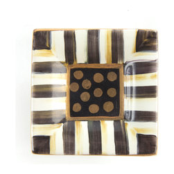Courtly Stripe Knob | MacKenzie-Childs - Cabinet And Drawer Knobs